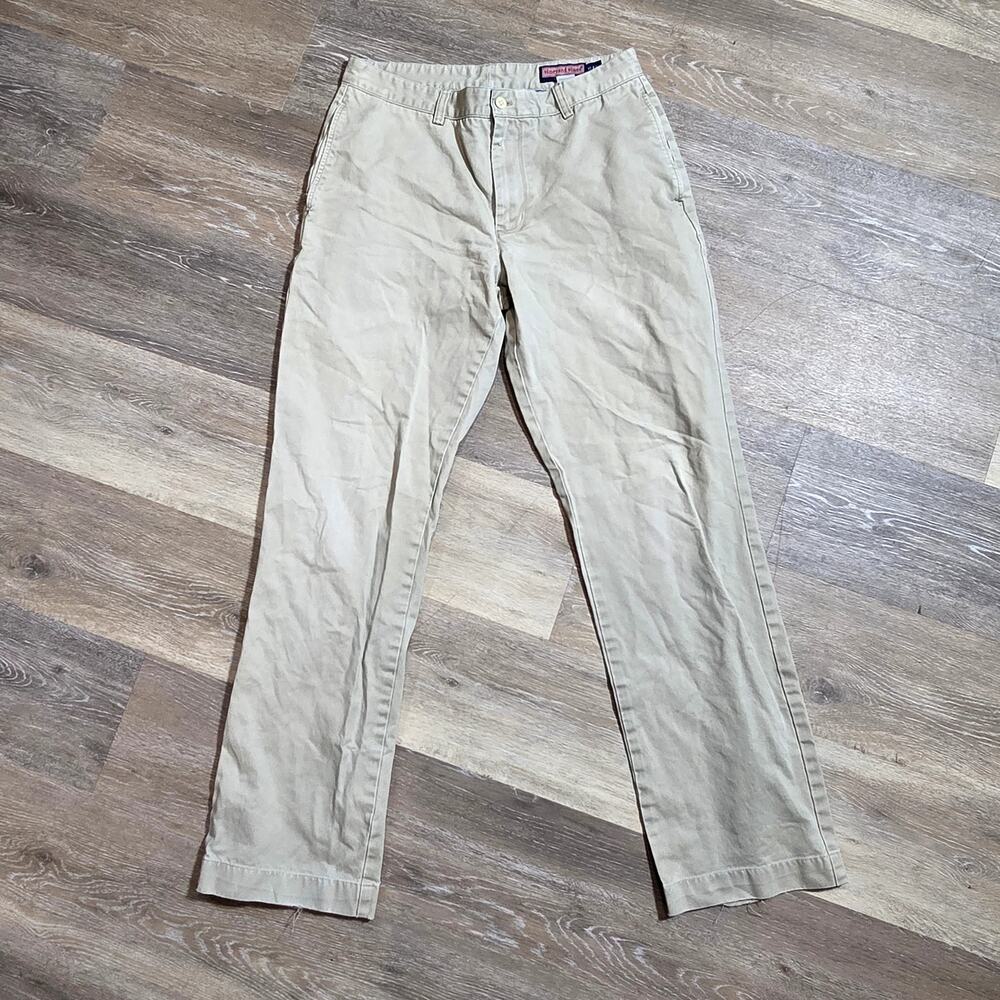 Vineyard Vines Mens  32xU Chinos Made to 32x31 Small hole shown